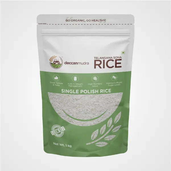 Organic Low GI Single Polish Rice, high fiber