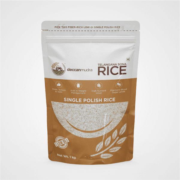 Low GI Single Polish Rice, high fiber – deccanmudra